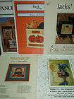 lot   all about and with Halloween   several Cross Stitch Pattern 
