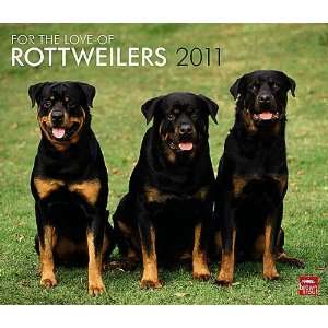   For the Love of Rottweilers 2011 Deluxe Wall Calendar