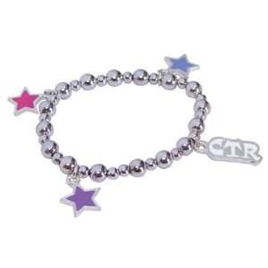  CTR Star Stretch Bead Bracelet/Mixed Metal Jewelry
