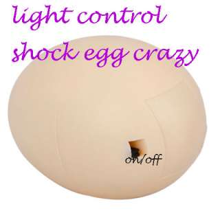 Light Control Crazy Egg With Shock Function Jump Run Away KId Fun Toy 