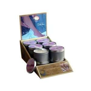Earthly Body 3 in 1 Suntouched Body Massage Candle Display Earth Angel 
