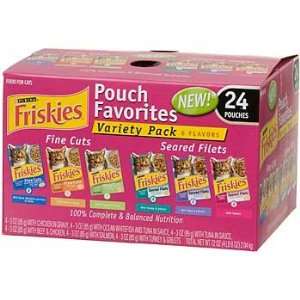  Friskies Fine Cuts and Seared Filets Variety Pack Cat Food 