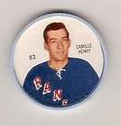 Camille Henry 1960 61 Shirriff HOCKEY Coin #83 NM