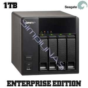  QNAP TS 412 4TB (4X1TB) 4 Bay NAS Integrated with Seagate 