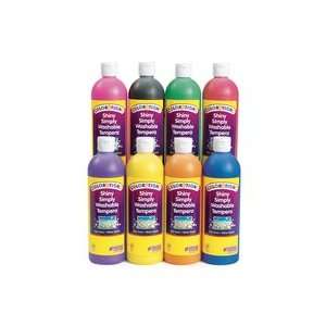   Colorations Simply Shiny Washable Tempera 16 oz.