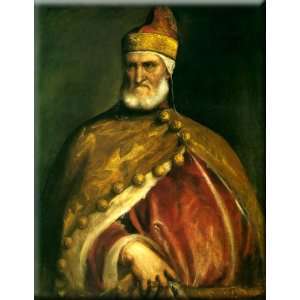  Portrait of Doge Andrea Gritti 12x16 Streched Canvas Art by Titian 