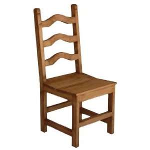  Alta Curva Rustic Wood Chair