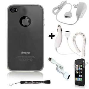   Sync Cable + Full Front and Back Screen Protector for IPHONE 4 Cell