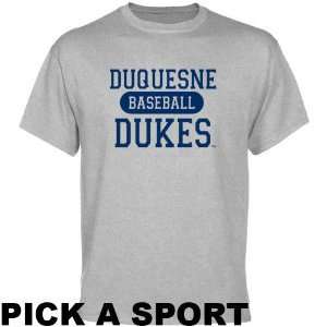    Duquesne Dukes Ash Custom Sport T shirt  