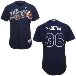  Scott Proctor Atlanta Braves Authentic Alternate Cool Base 