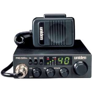  UNIDEN PRO520XL 40 CHANNEL, 7 WATT COMPACT CB RADIO 