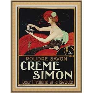  Creme Simon by Ramon Vila   Framed Artwork