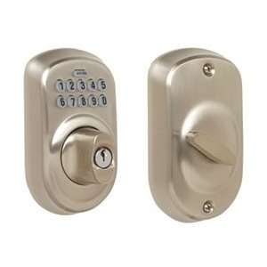  Schlage BE365PLY619 Plymouth Keyless Lock Exterior Door 