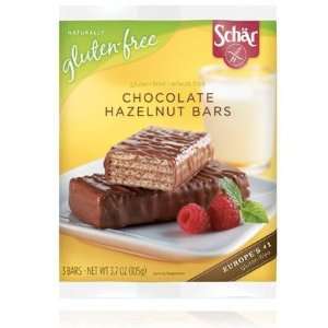 Schar Gluten Free Chocolate Hazelnut Bars   3.7 oz pouch (pack of 3 