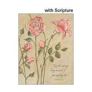  Roses   Medium Notebook (With Scripture)   NEW 