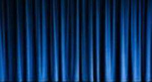 New Royal Blue Satin Stage Curtain 10H x 30W W/Grommets  