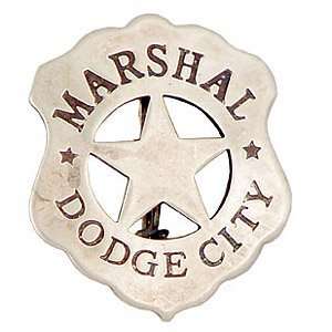  Western Dodge City Marshal Badge Replica Sports 