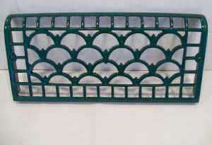 Wall Grate, Honeycomb Design, Sandblasted Ready To Use  