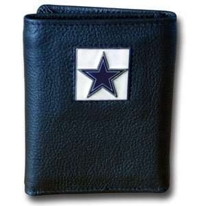  Dallas Cowboys Leather/Nylon Trifold Wallet Sports 
