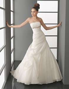 New Custom made Organza Wedding Dresses Bridal Gown SZ  