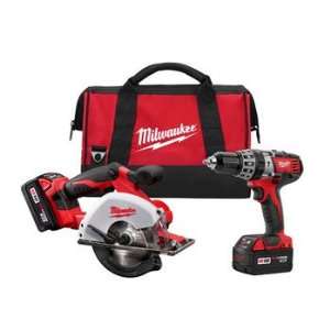   2698 22 M18 Cordless Combo Compact Hammer Drill/Metal Saw/2 Battery