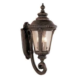 Bel Air Saddle Rock Outdoor Wall Light   25H in. Color 