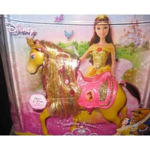 Disney Gem Princess Royal Horse   Belle Toys & Games