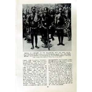  c1920 DANGA OVERLORD MANGBETTU MAIDS CANNIBALS CONGO