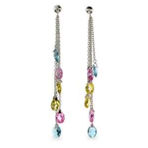  Dangling Pastels Sterling Silver Earrings Eves Addiction 