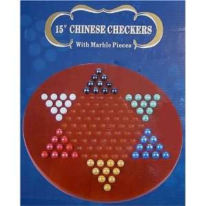  15 Jumbo Chinese Checkers with Marbles Toys & Games