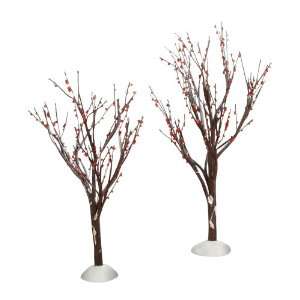  Department 56 Village Cross Product Winter Berry Trees 