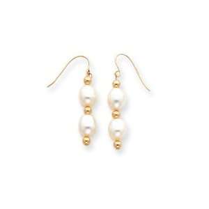    Sardelli   14k Double Cultured Pearl Dangle Earrings Jewelry