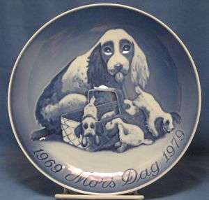 Bing & Grondahl Mors Dag Mothers Day Plate, 1969 1979  