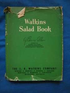Vintage Watkins Salad Book COOKBOOK 1946, Recipes, DJ  