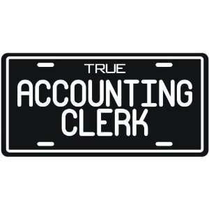  New  True Accounting Clerk  License Plate Occupations 