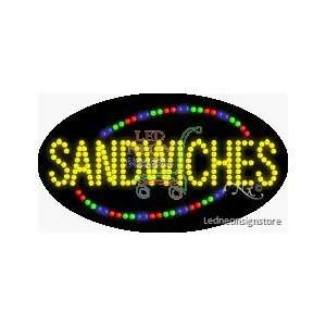  Sandwiches LED Business Sign 15 Tall x 27 Wide x 1 Deep 
