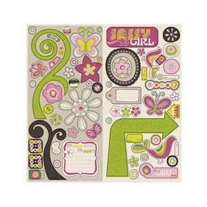  Bliss Chipboard Accents Stickers