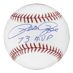  Pete Rose MLB Baseball w/ in ft73 MVP Insc. Sports 