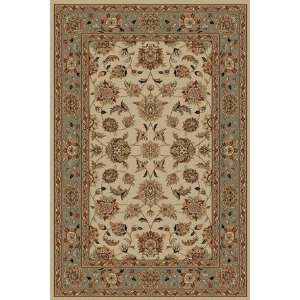 KAS Casablanca All Over Kashan Sand Sage 6203 7 10 Round Area Rug