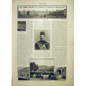  Abbas Helmy Ii Cairo Old Print 1903