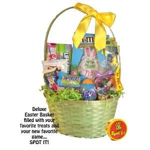 Deluxe Easter Basket Filled with M&M Grocery & Gourmet Food