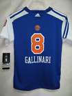 NBA Youth NY Knicks Danilo Gallinari T Shirt Blue S *