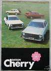 1979 Datsun Cherry Brochure Pub.No. S24.50M.V.582/​79GF