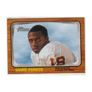  2005 Topps Heritage 323 Samie Parker SP Chiefs (Football 