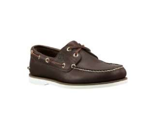 Timberland 74035 Classic 2 Eye Casual Leather Nautical Boat Shoes 