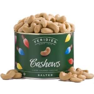 18oz Can Salted Cashews with Holiday Lights  Grocery 