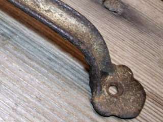   Barn Door Tool Box Handle antique rustic texture screen pull cast iron