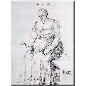   Woman 22x30 Streched Canvas Art by Durer, Albrecht