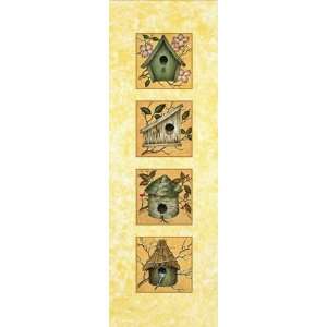  Nancy Shumaker Pallan   Bird Bungalows, Size 10 x 30 