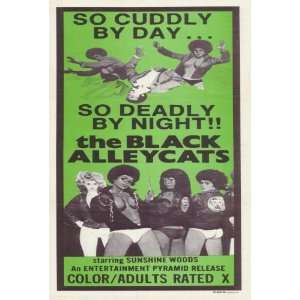  Black Alley Cats (1974) 27 x 40 Movie Poster Australian 
